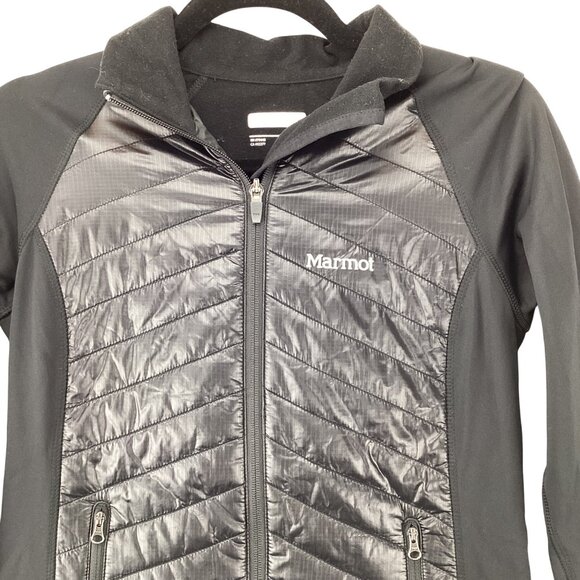 Marmot Womens Jacket Coat Size Small Black Variant Active Quilted Active Outdoor - Picture 4 of 12